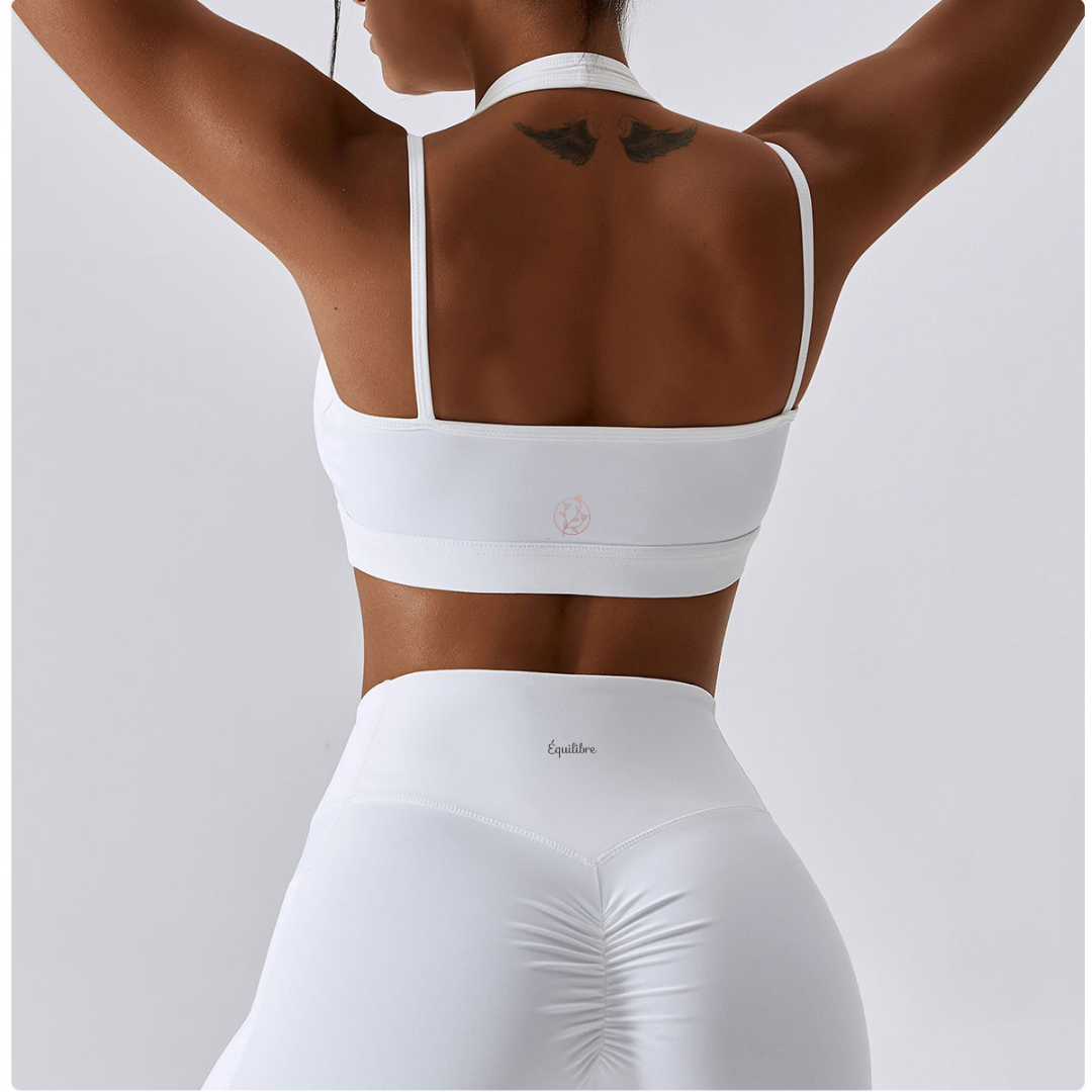 White Style Bra - EquilibreActiveWear