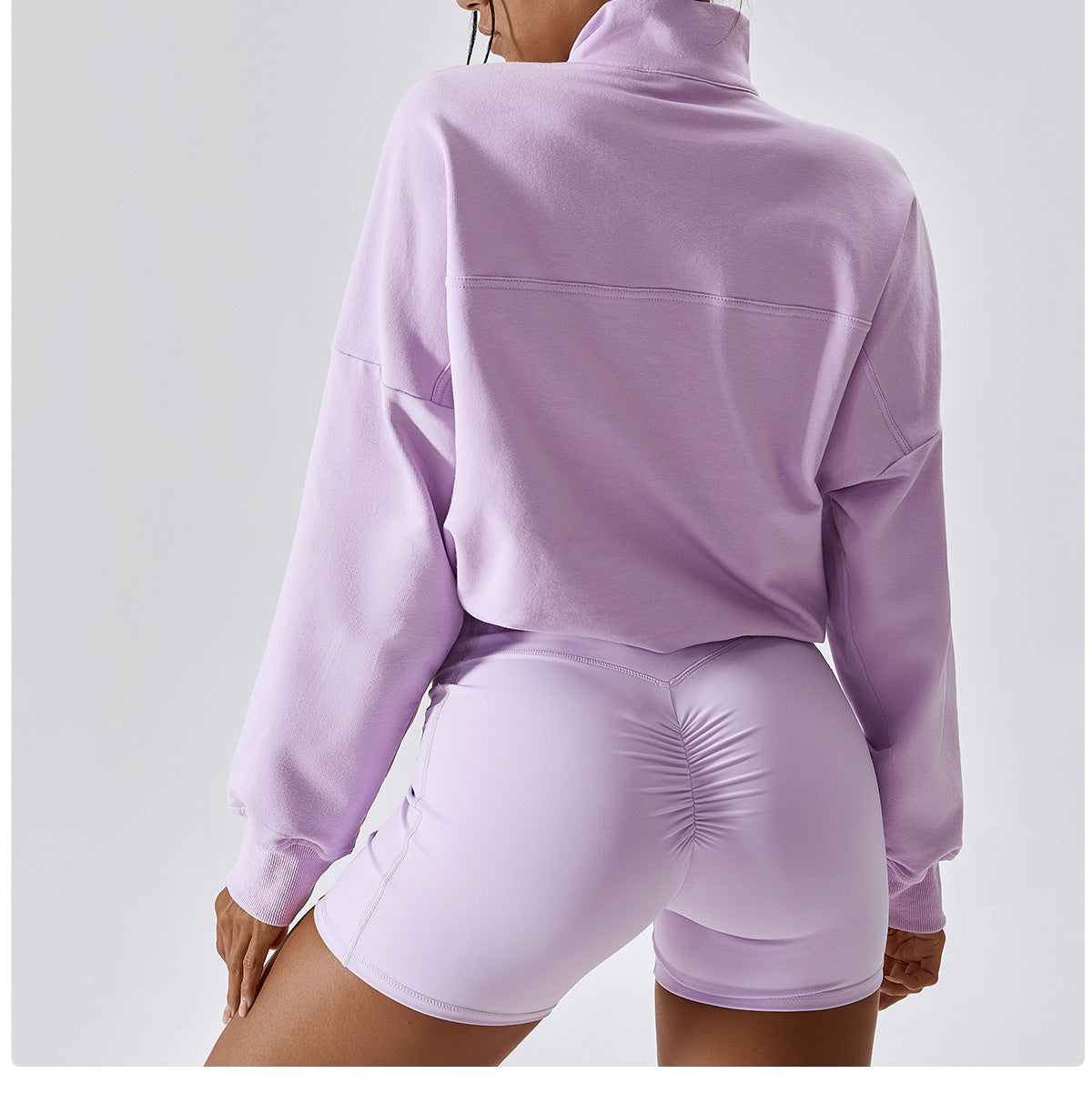 Purple Hoodie adjustable - EquilibreActiveWear