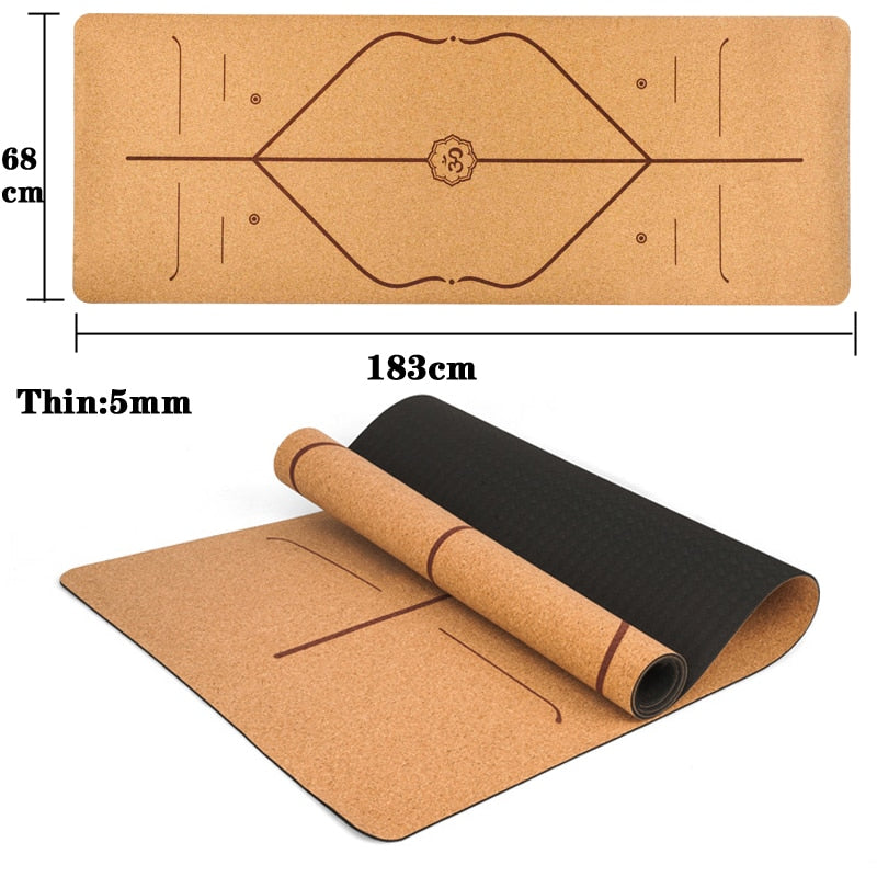 ORGANIC Cork Yoga Mat