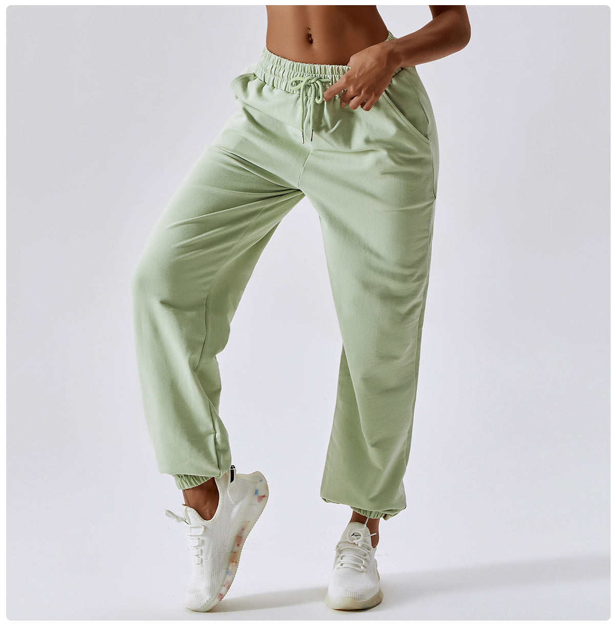 Green URBAN Joggers - EquilibreActiveWear