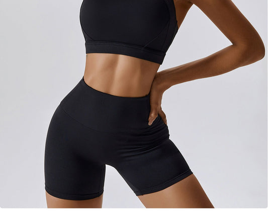 Black Tight Short - EquilibreActiveWear